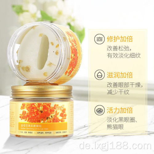 Gold Osmanthus Collagen Hautpflege Augenbehandlungsmaske